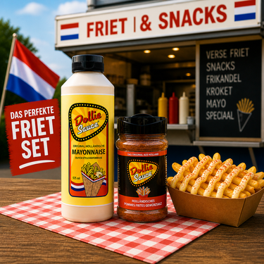 Holland Fritten Set - Für Fritten die so Saulecker schmecken wie in Holland - Dolliesauce