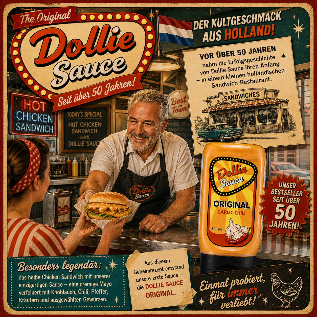 Die Geschichte von Dollie Sauce