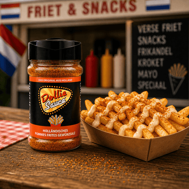 Dollie Original Holländisches Pommes Frites Gewürzsalz - Dolliesauce