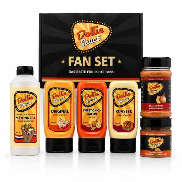 Dollie Sauce Fan Set - Eure Favoriten als 6er BBQ Saucen & Gewürz Bundle - Dolliesauce