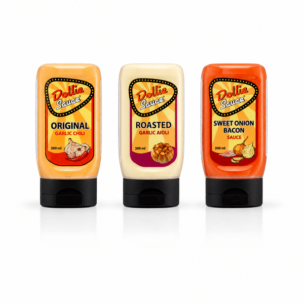 Dollie Sauce Starter Set - Ideal auch als Geschenk zur Grillparty - Dolliesauce