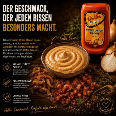 Dollie Sauce Sweet Onion Bacon - Dolliesauce